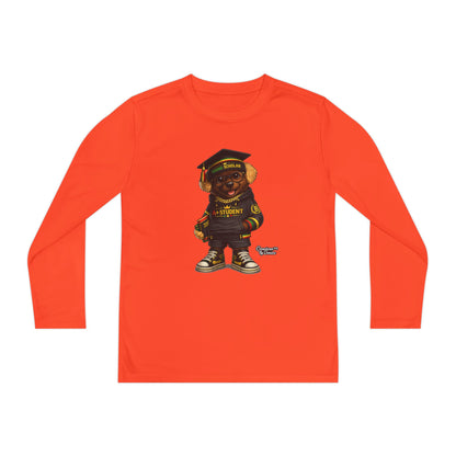 Youth Long Sleeve Tee — Graduation Bear Design