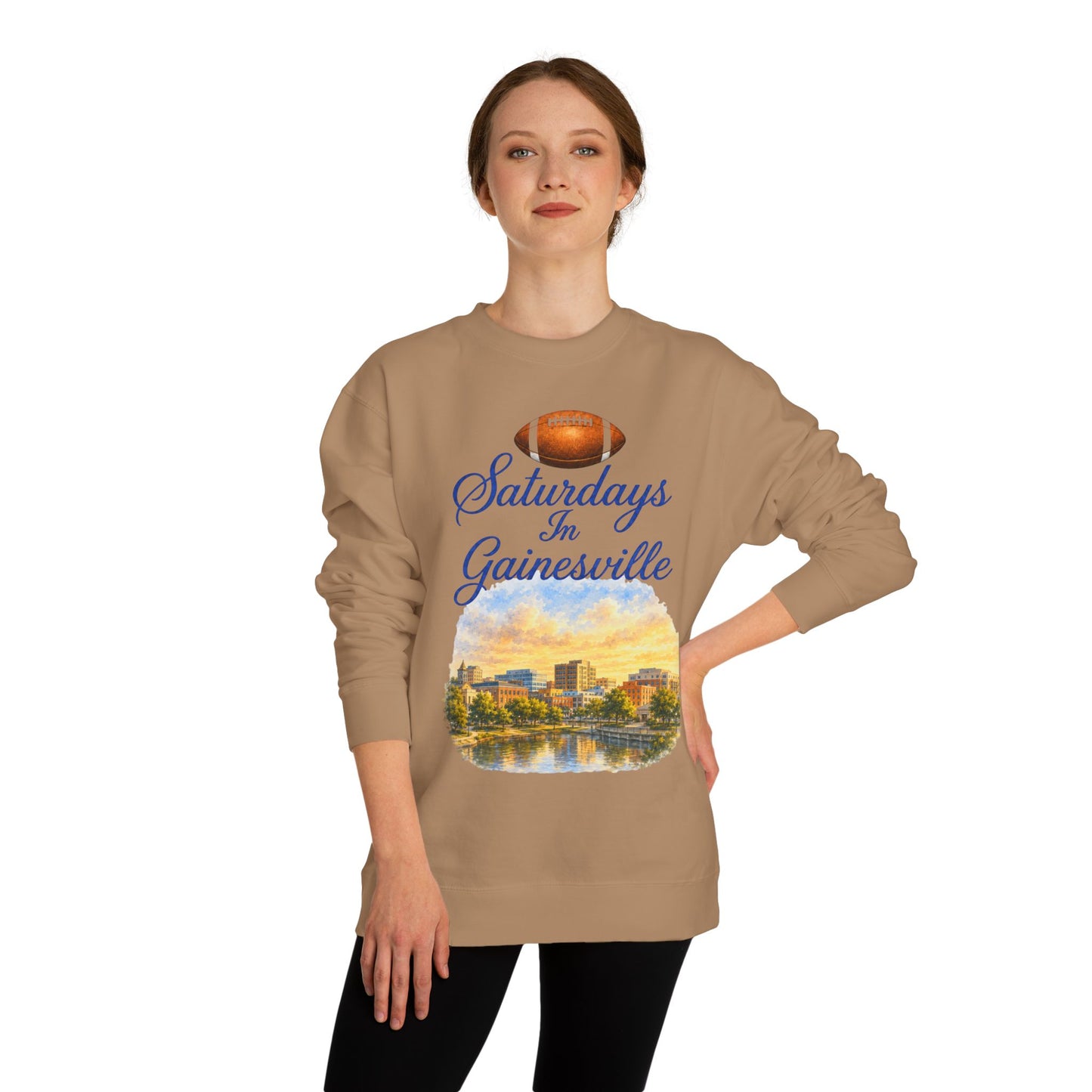Saturdays in Gainesville Sweatshirt — Football City Skyline Crewneck