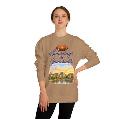 Saturdays in Gainesville Sweatshirt — Football City Skyline Crewneck