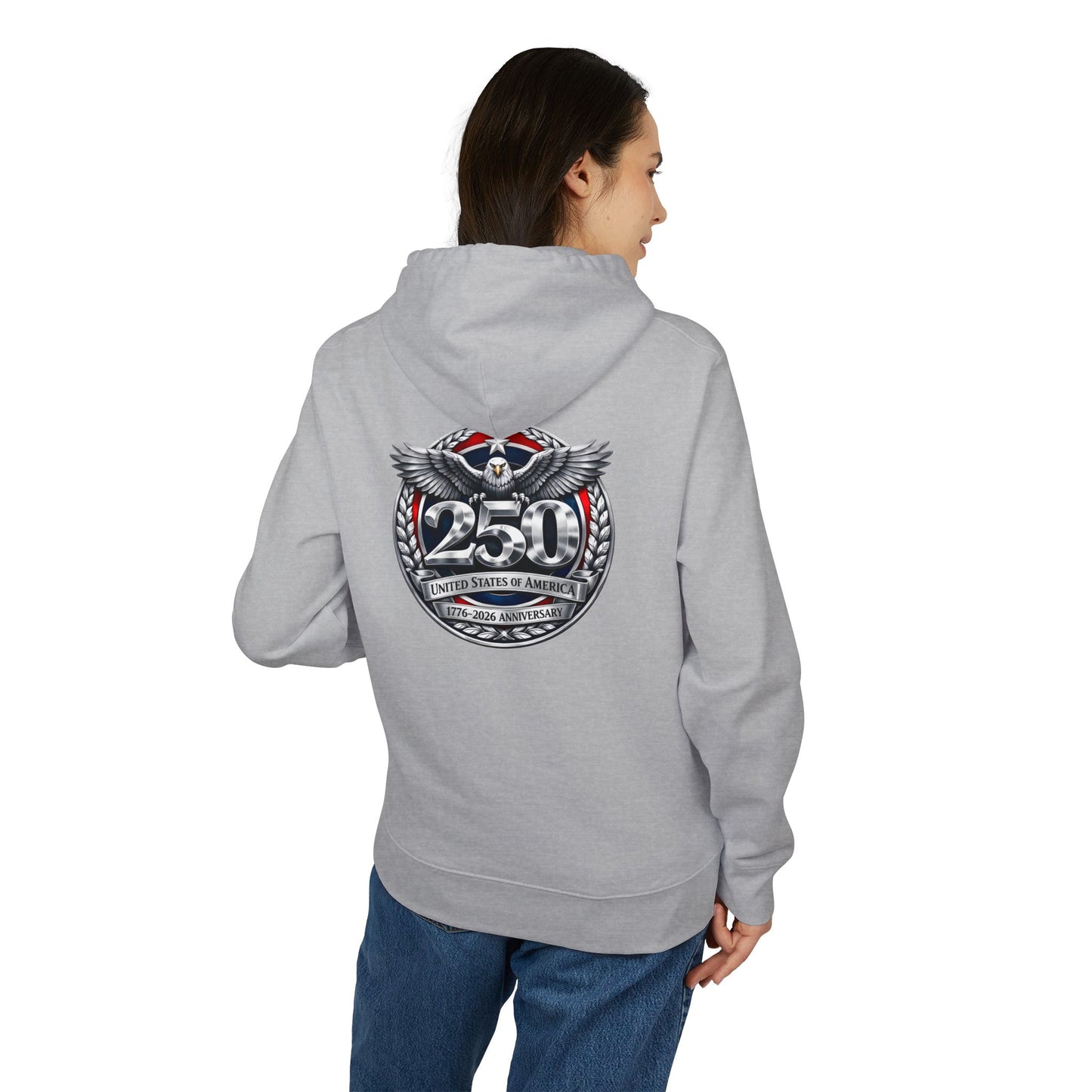 250 Cruiser Hoodie — Vintage American Motorcycle Emblem Pullover