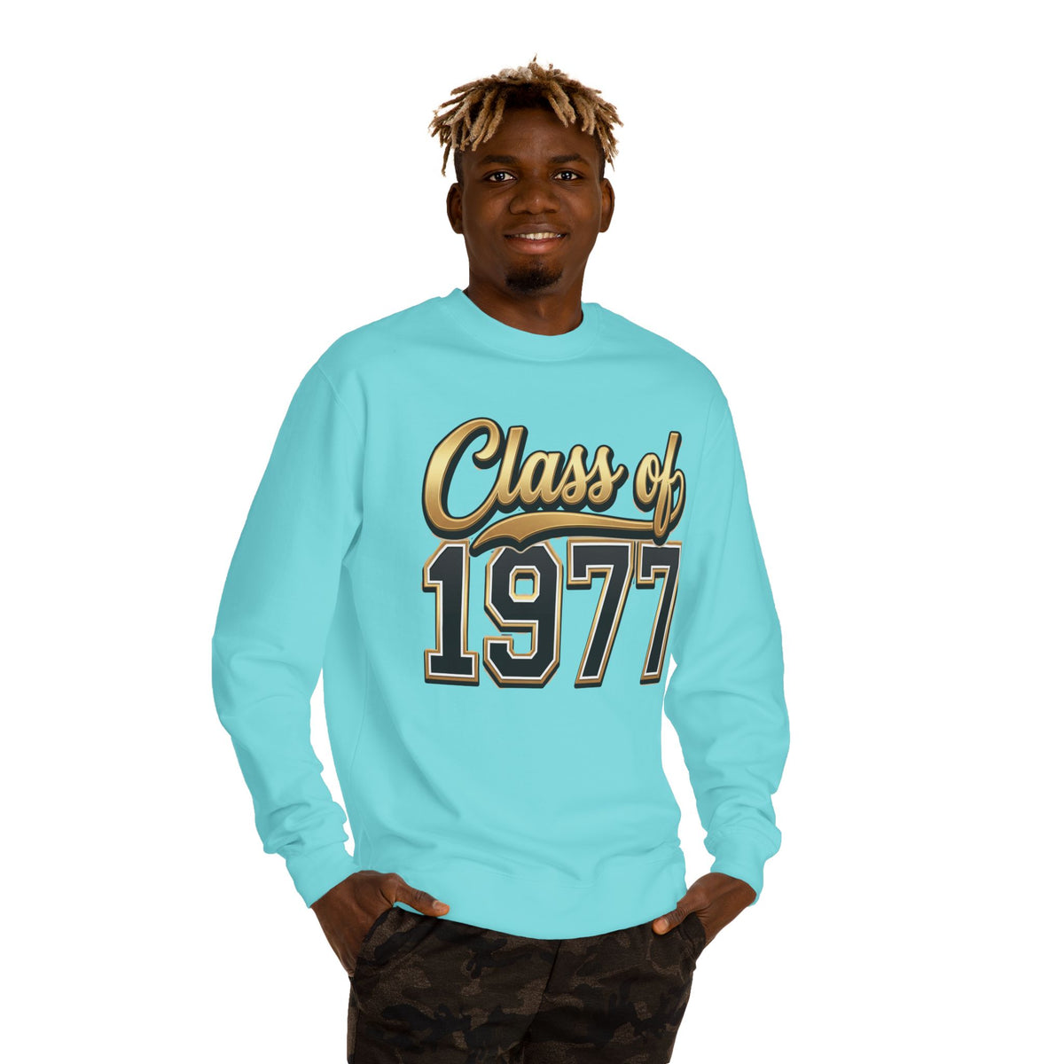 Class of 1977 Sweatshirt — Retro Graduation Reunion Crewneck