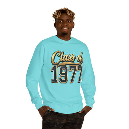 Class of 1977 Sweatshirt — Retro Graduation Reunion Crewneck