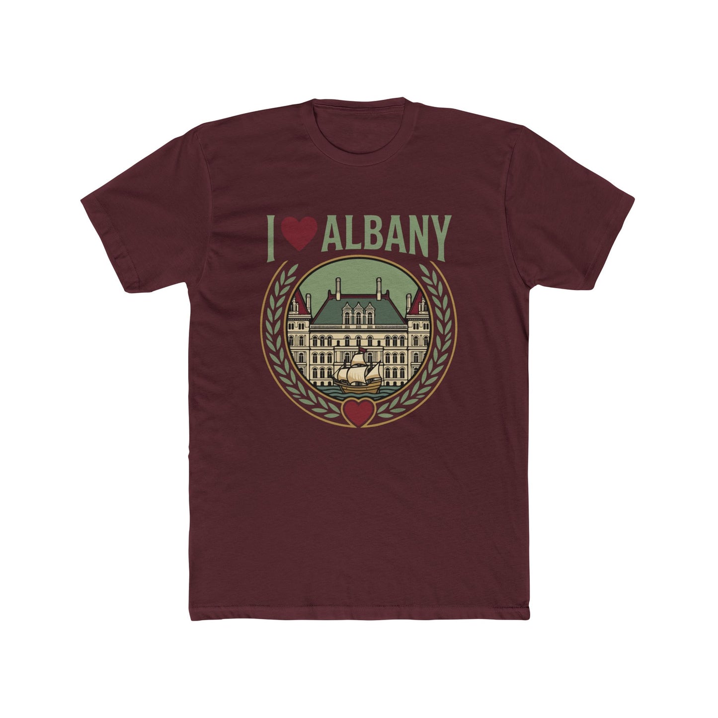 I  Albany T‑Shirt — Vintage Capitol Building City Pride Tee