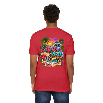 Mother & Son Cruise T-Shirt — Tropical Family Vacation Graphic Tee