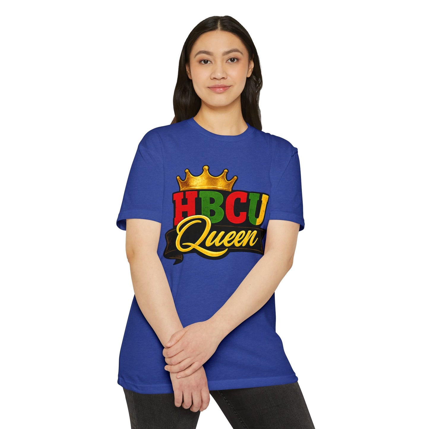 HBCU Queen T-Shirt — Retro Crown Black History Tee for College Pride
