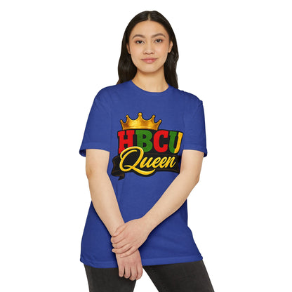 HBCU Queen T-Shirt — Retro Crown Black History Tee for College Pride