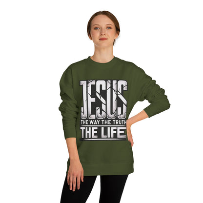 Jesus 'The Way The Truth The Life' Crewneck Sweatshirt
