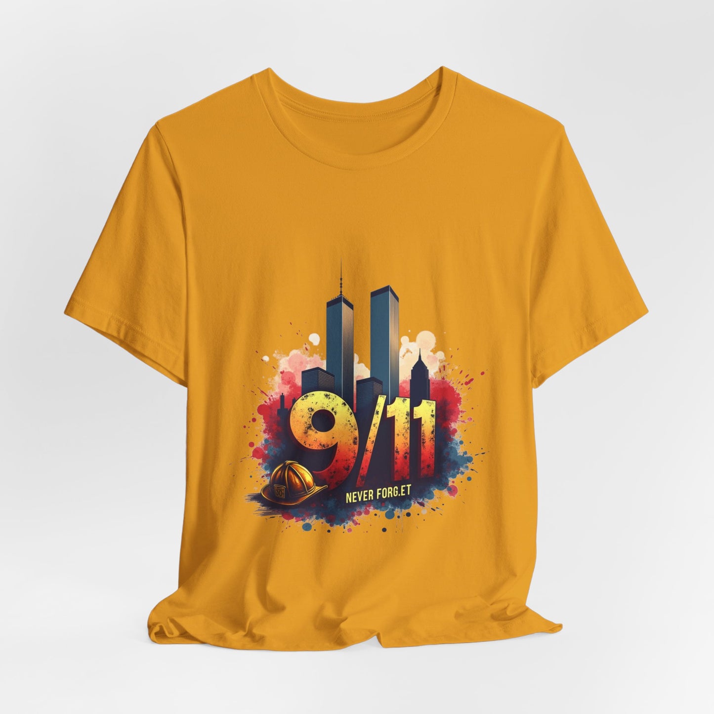 9/11 Memorial T-Shirt — Never Forget Tribute Tee