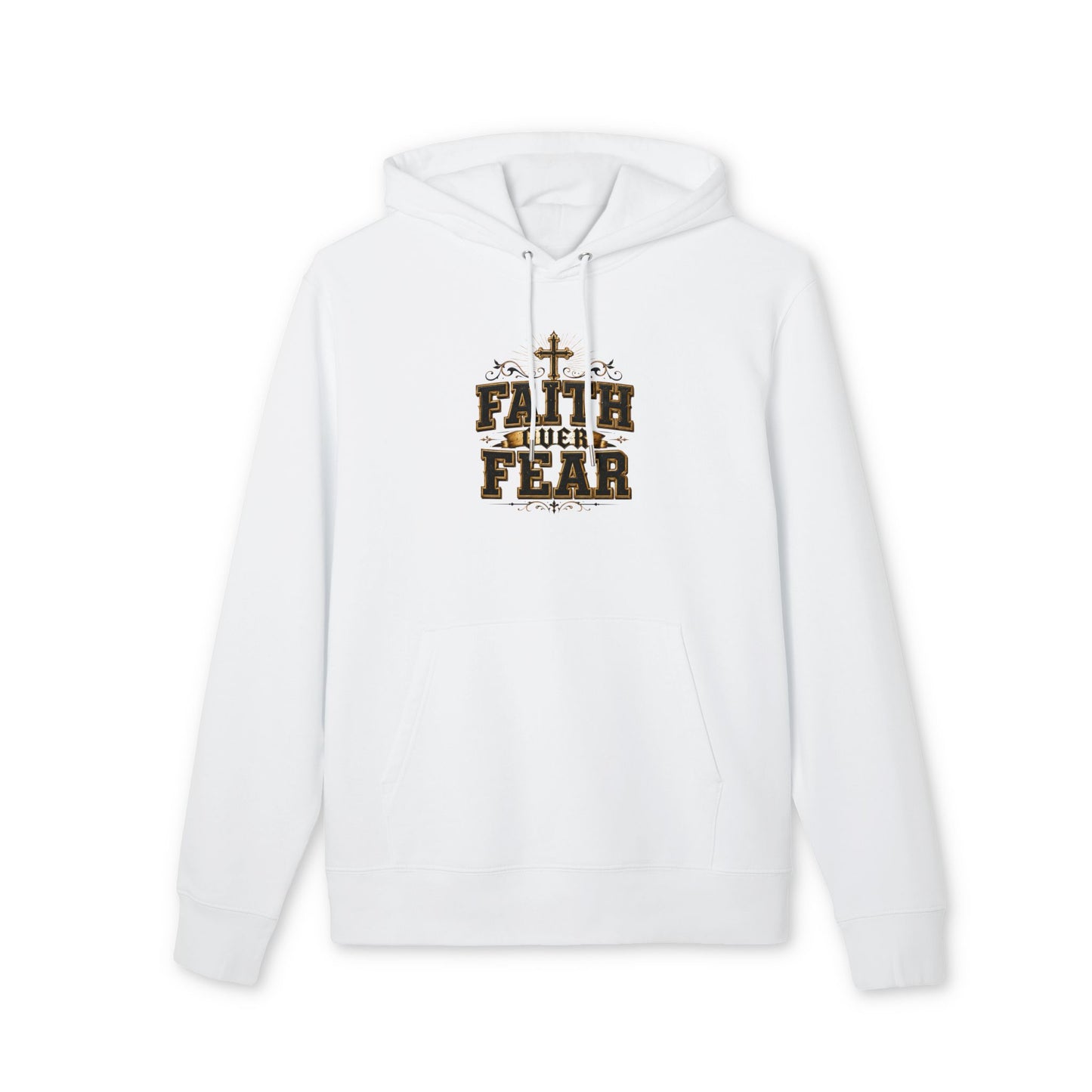 Faith Over Fear Hoodie — Christian Inspirational Pullover