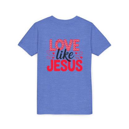 Youth Tee - "Love Like Jesus" Christian Kids Shirt