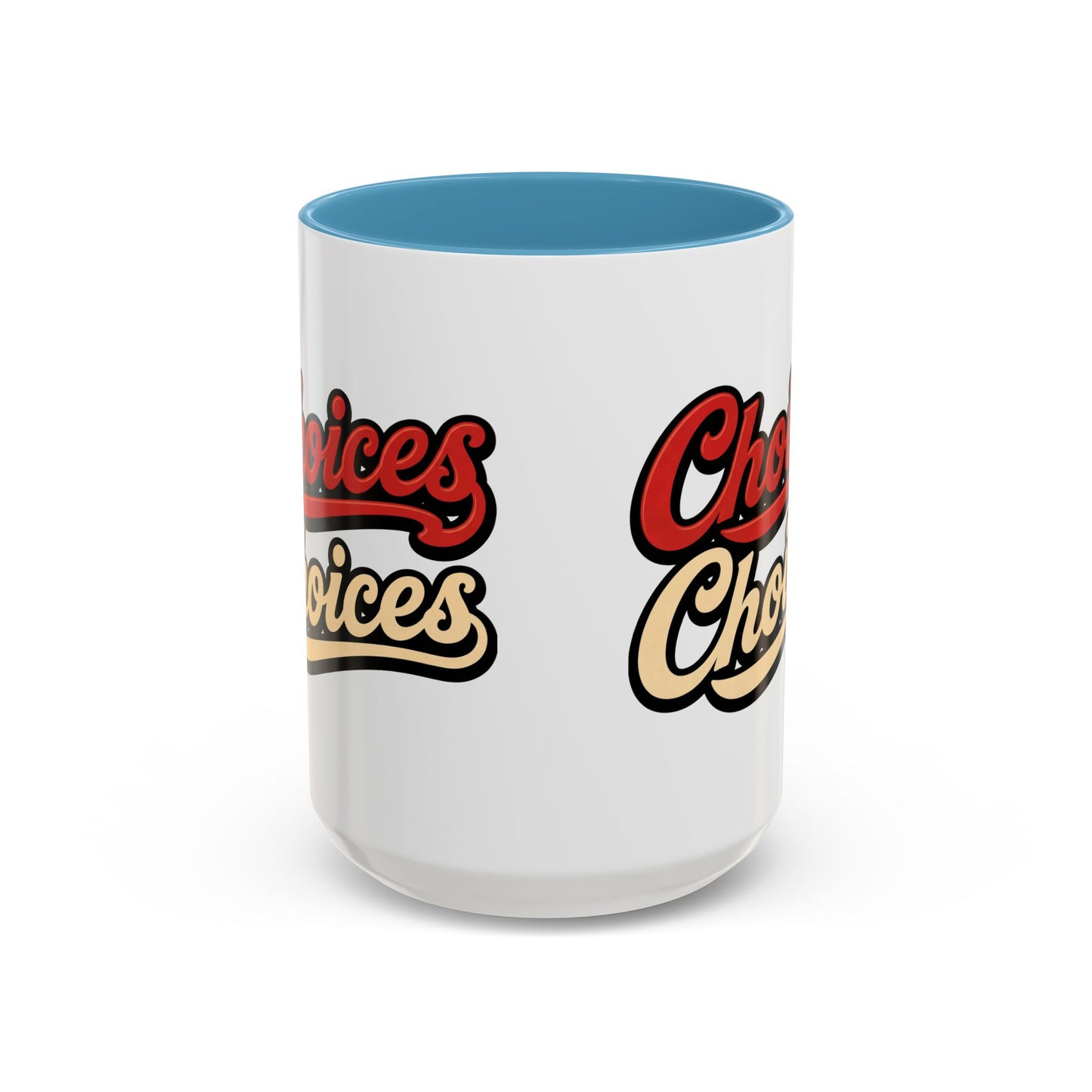 Choices Retro Accent Coffee Mug — Vintage Script 11/15oz