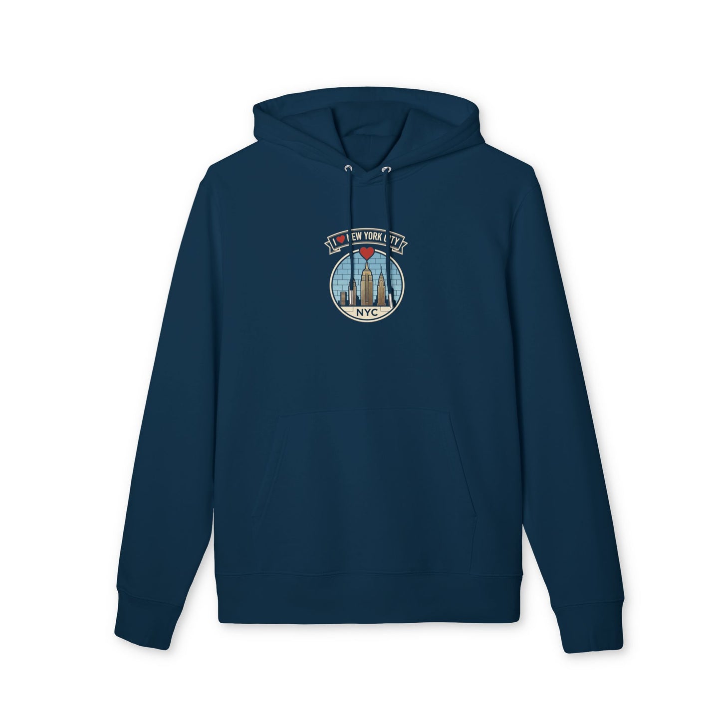 NYC Skyline Hoodie — I  New York City Retro Graphic