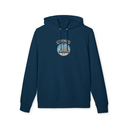 NYC Skyline Hoodie — I  New York City Retro Graphic