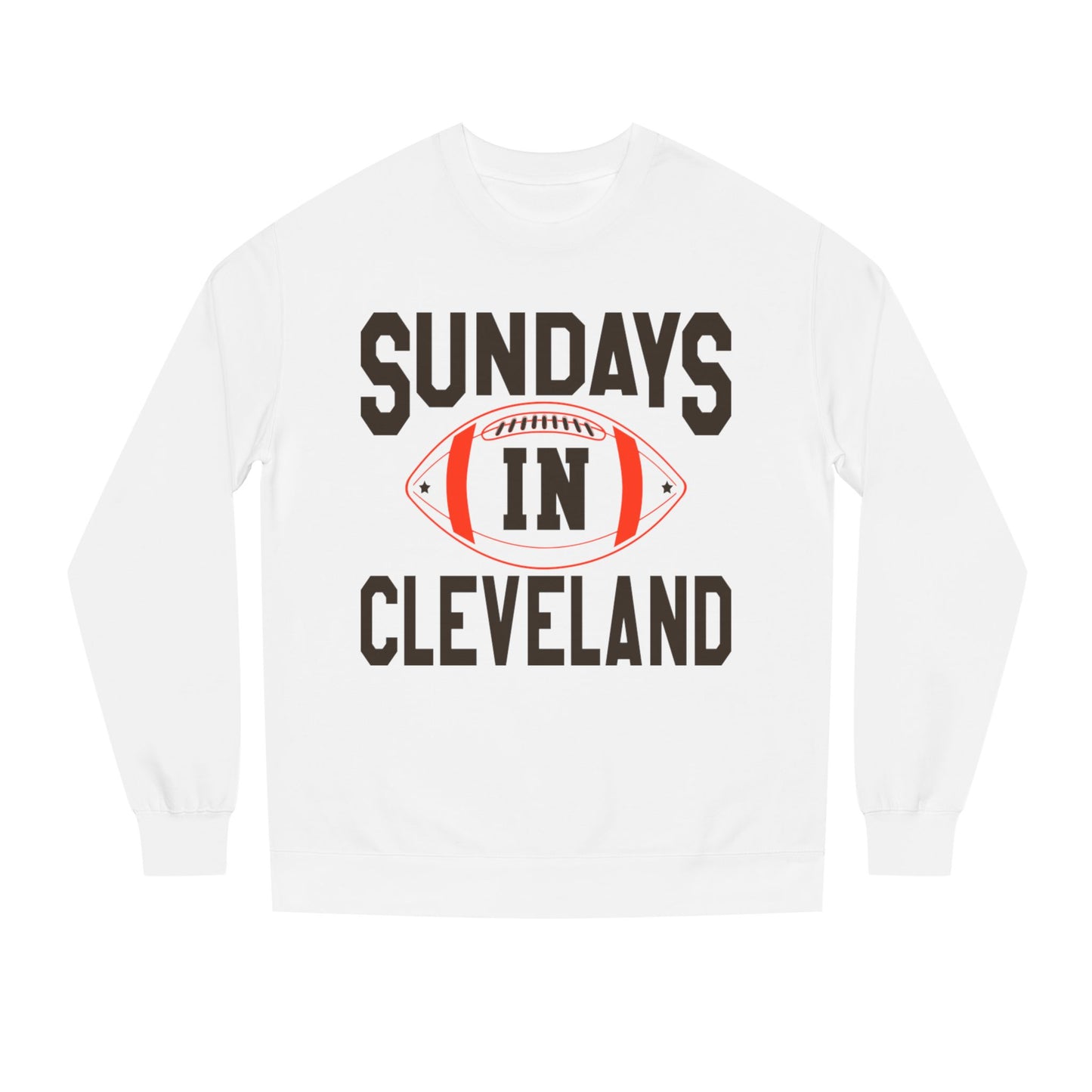 Sundays in Cleveland Football Sweatshirt