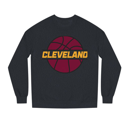 Cleveland Basketball Crewneck Sweatshirt — Retro Hoop Logo