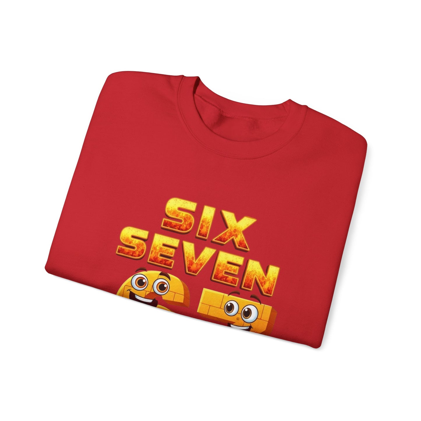Six Seven 67 Cartoon Graphic Sweatshirt