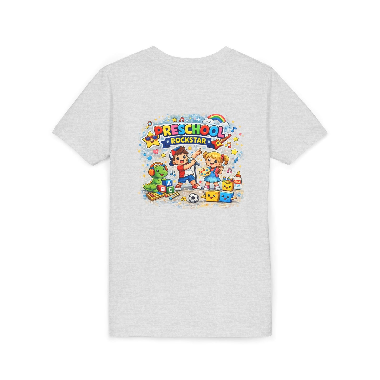 Preschool Rockstar Youth Tee — Cute Back-to-School Toddler Shirt