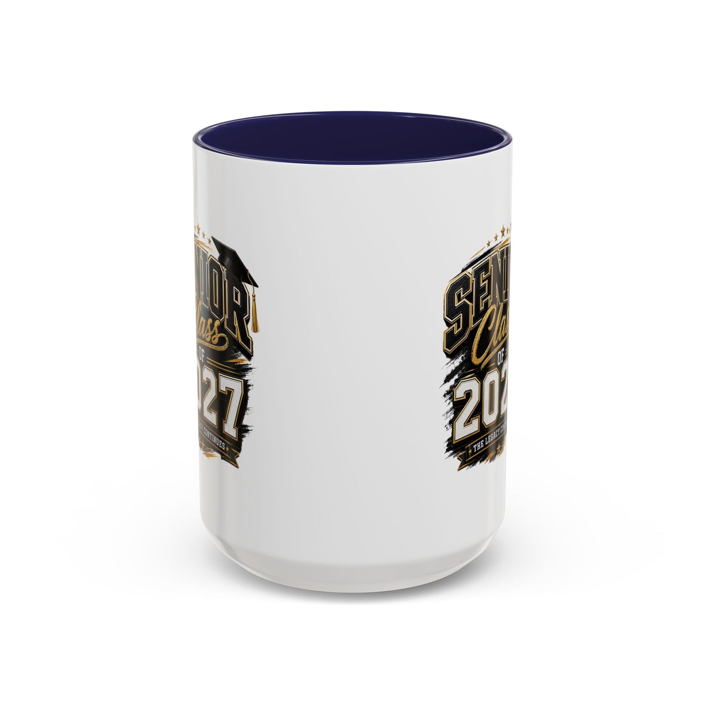 Senior Class of 2027 Accent Coffee Mug — Graduation Gift