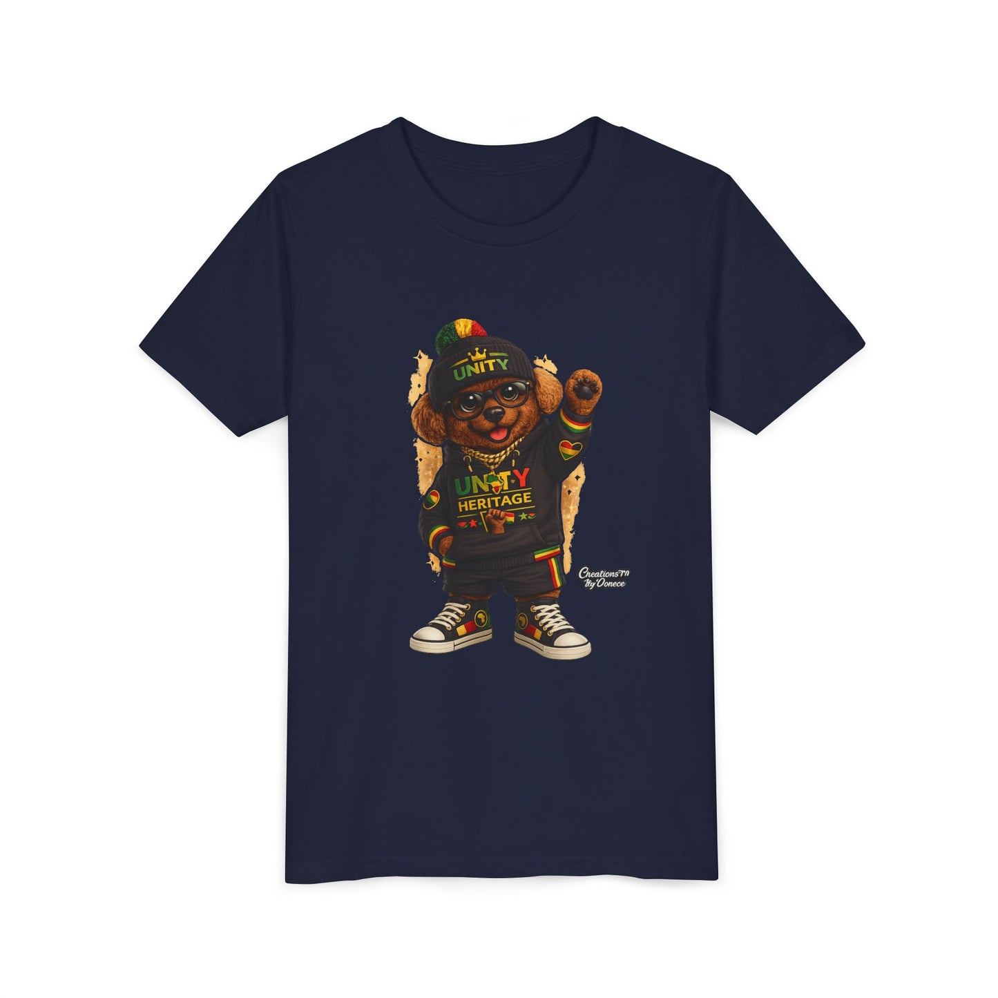 Kids Unity Heritage Tee — Youth Short Sleeve Shirt with 'Unity' Design