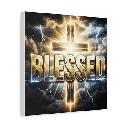 Copy of Blessed Cross Matte Canvas Wall Art