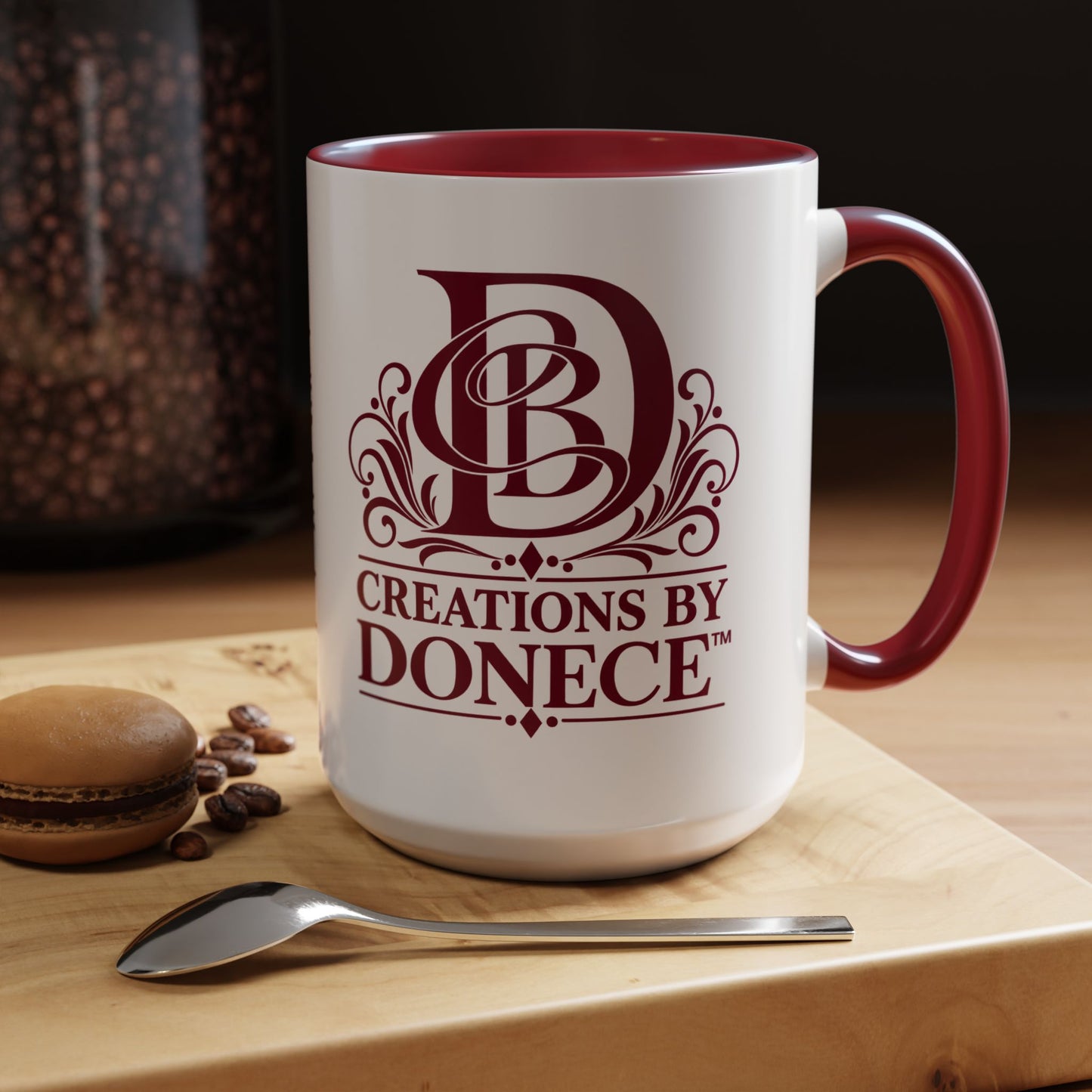 Creations by Donece Logo Accent Coffee Mug (11/15oz)