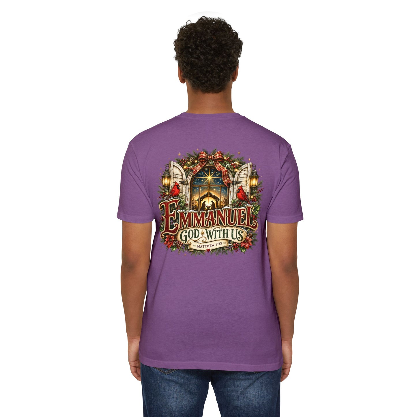 Emmanuel "God With Us" Christmas T-Shirt