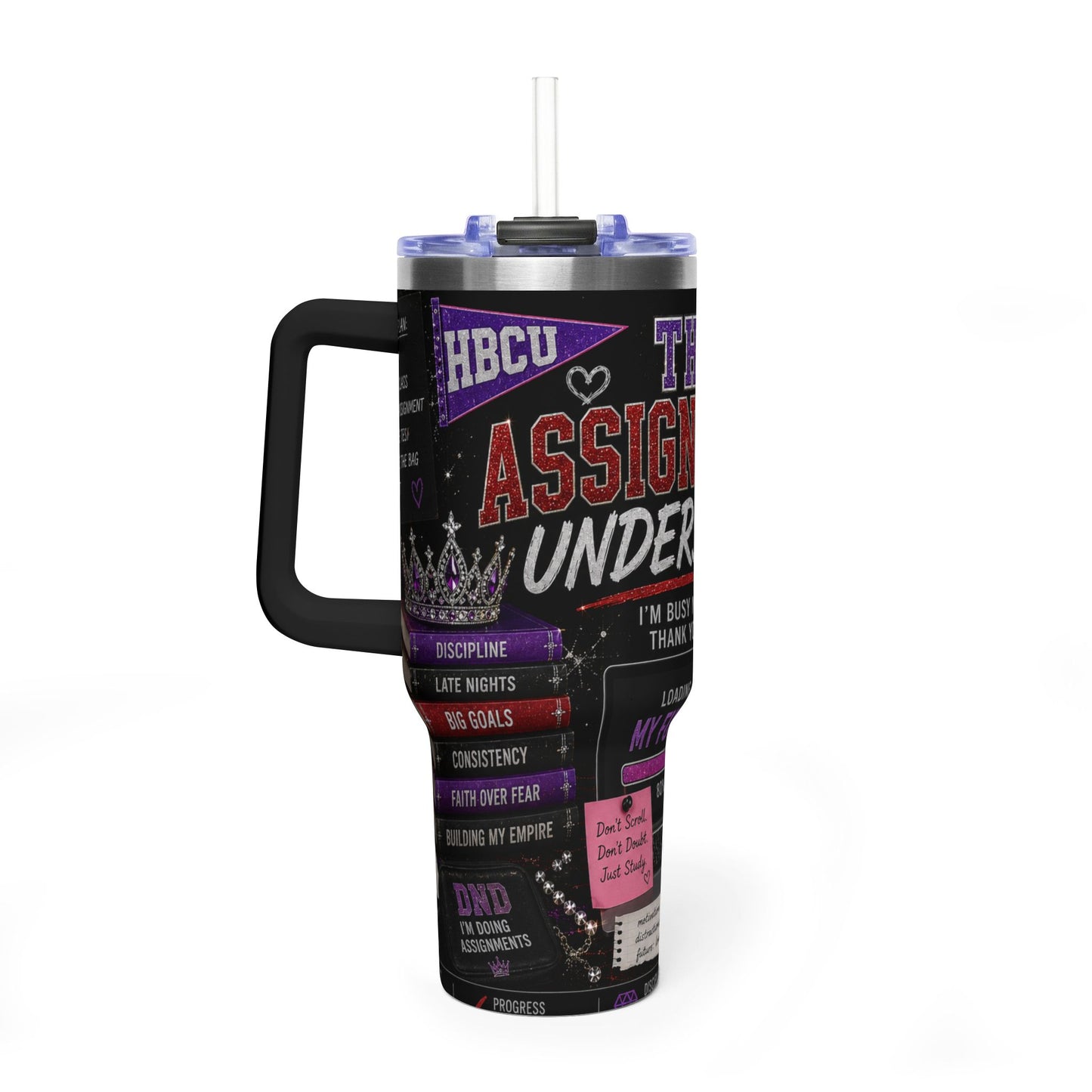 HBCU Assignment Understood 40oz Vacuum Tumbler