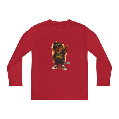 T-Shirt — Kids Rasta Teddy Graphic Long Sleeve