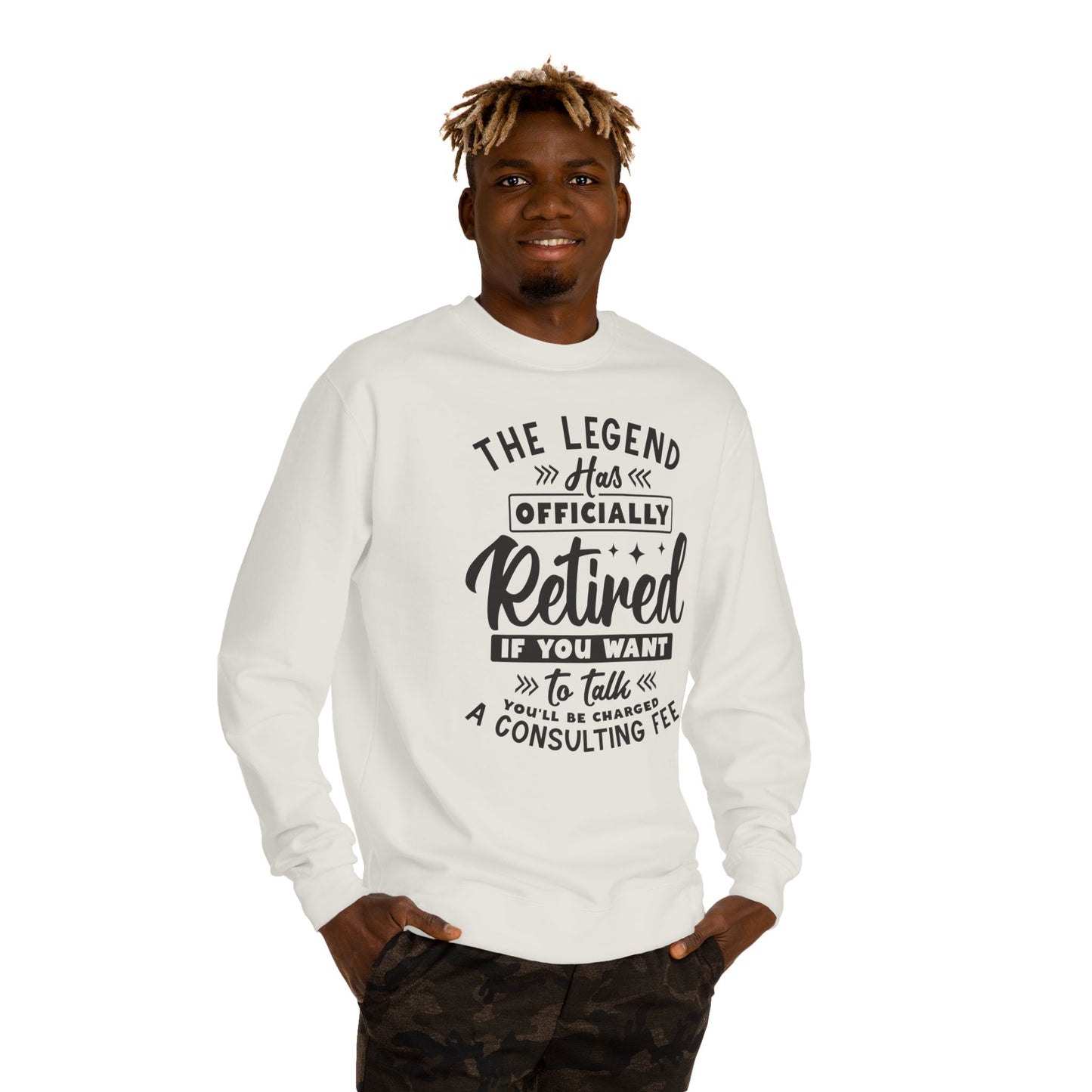 Retired Legend Sweatshirt — “The Legend Has Officially Retired” Retirement Gift