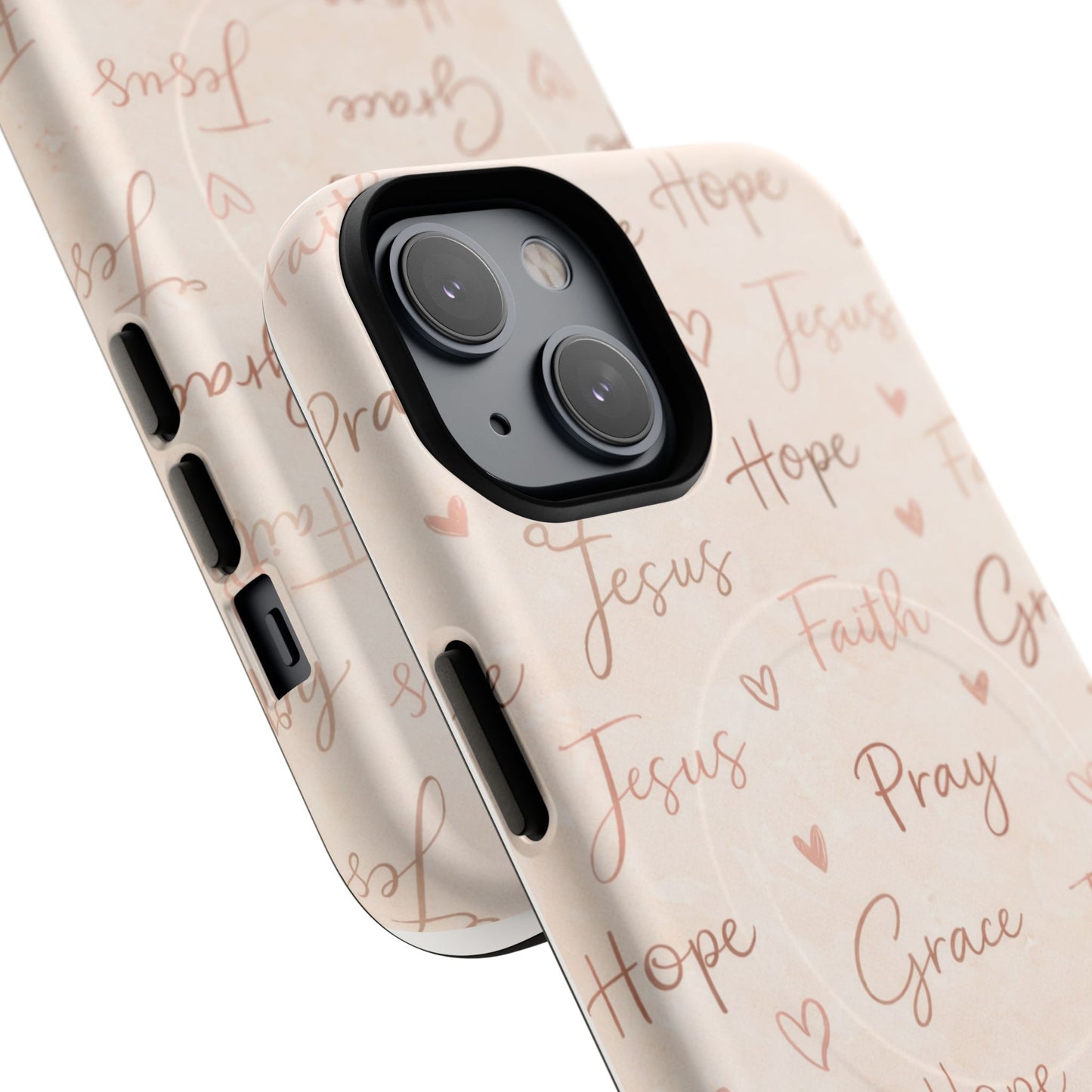Christian Words Tough Magnetic Phone Case — Hope Pray Grace Jesus Faith