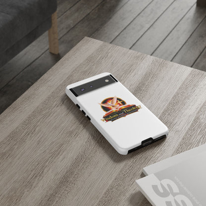 Wisdom and Theology Phone Case — Christian Dove & Cross Protective Tough Case