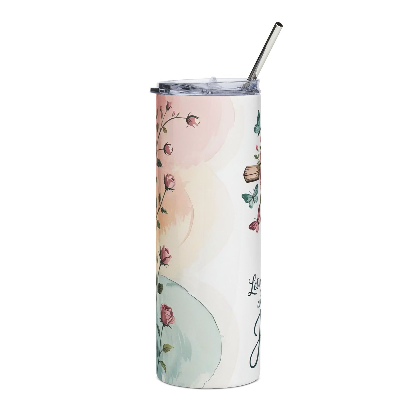 My Jesus Stainless Steel Tumbler 20oz Christian Travel Mug