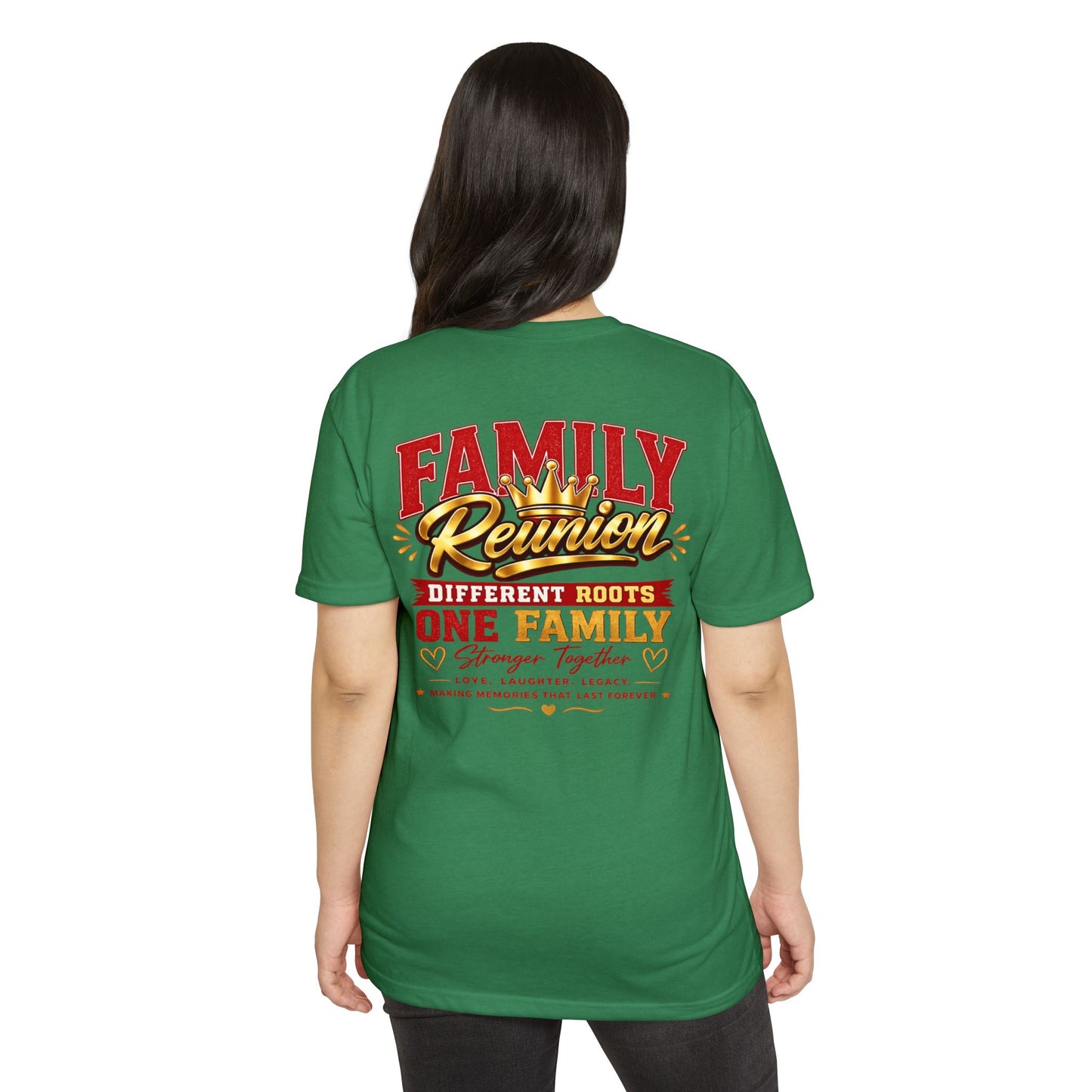 Family Reunion T-Shirt — "Different Roots, One Family" Matching Tee
