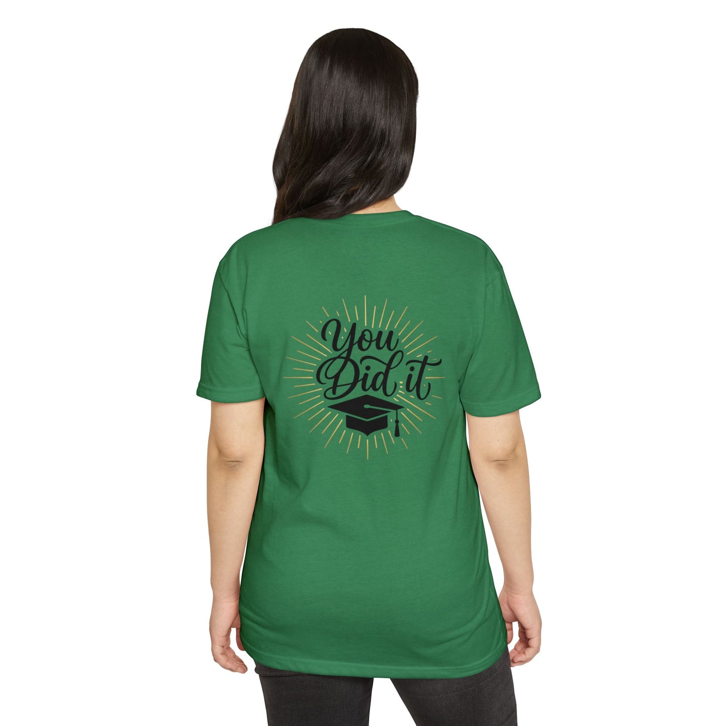 You Did It Graduation T-Shirt — Congrats Grad Tee with Cap Graphic