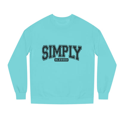 Simply Blessed Sweatshirt — Casual Crewneck Pullover with 'Simply Blessed' Graphic