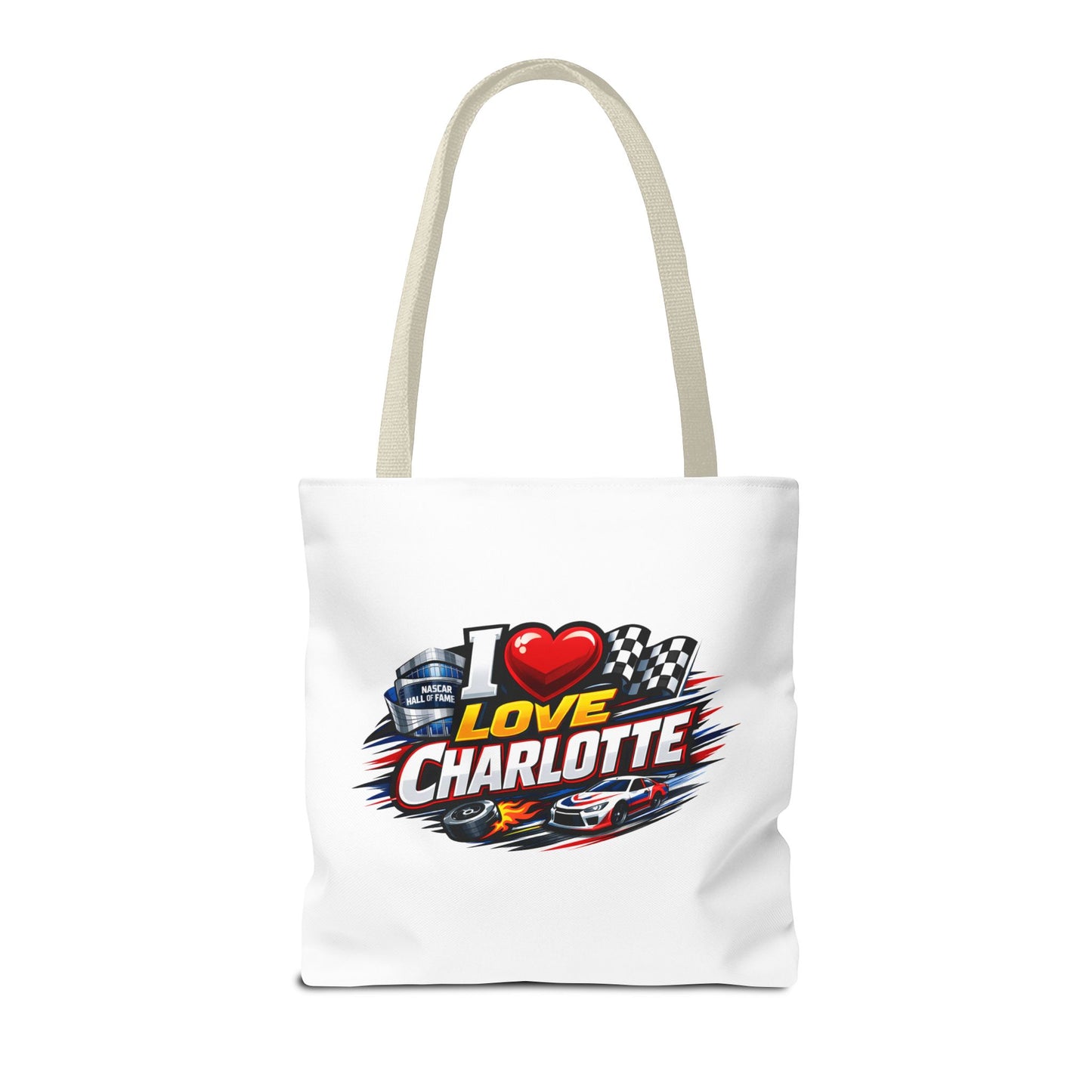 I Love Charlotte Racing Tote Bag