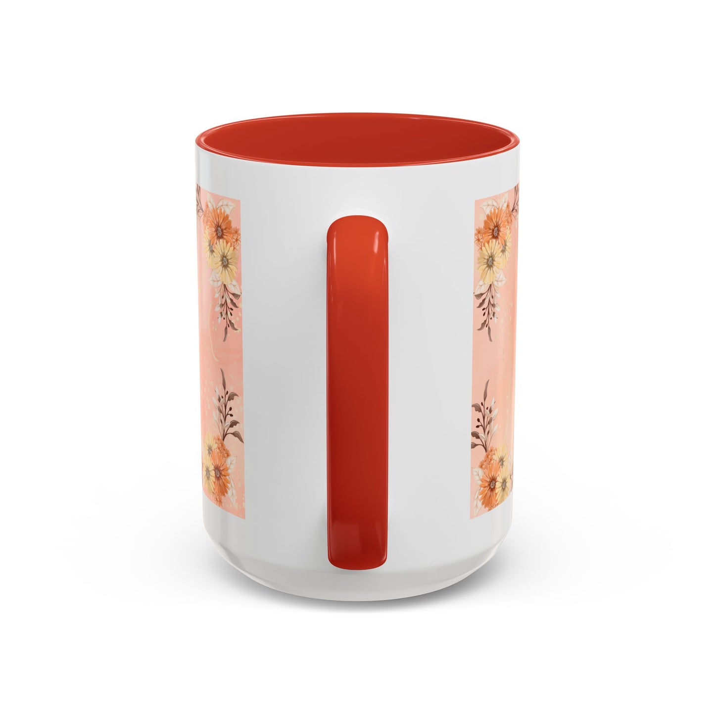 Mom Floral Accent Coffee Mug – Pink Butterfly Mother's Day Gift (11/15oz)