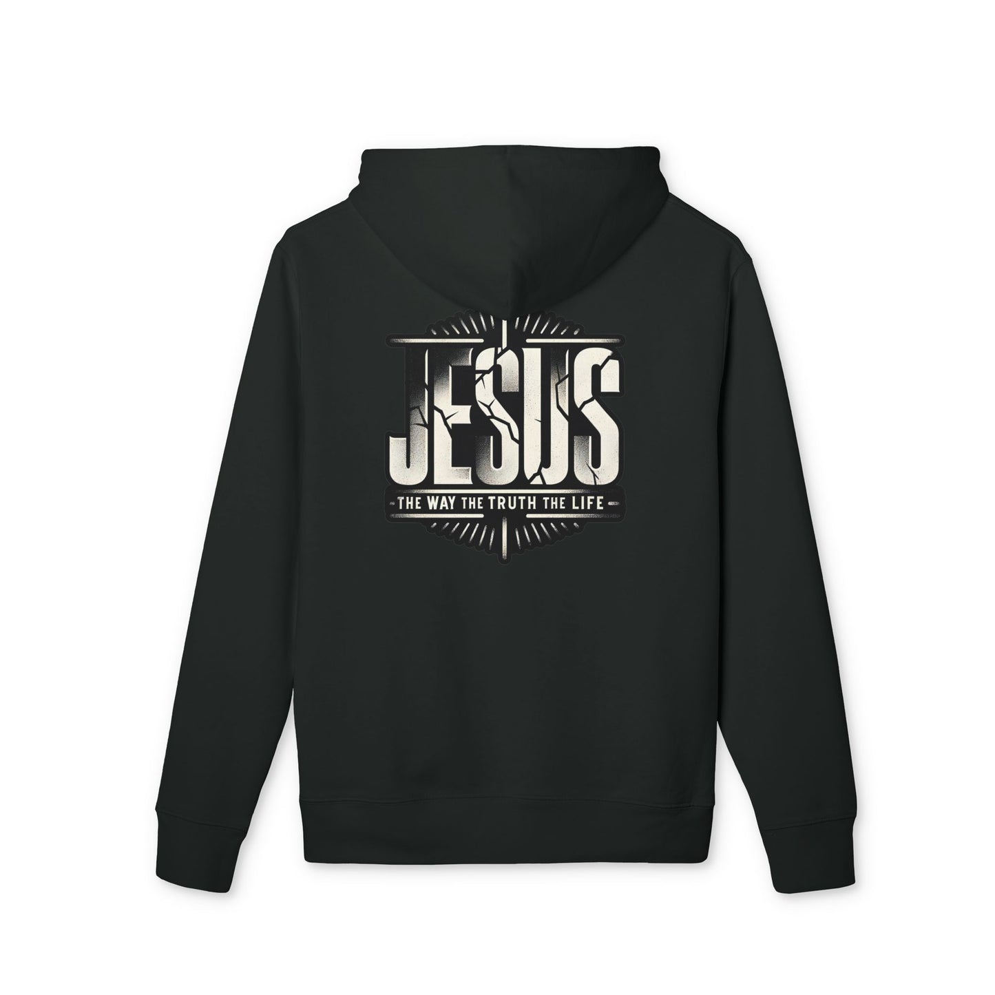 Christian Jesus Hoodie — "Jesus: The Way, The Truth, The Life" Pullover