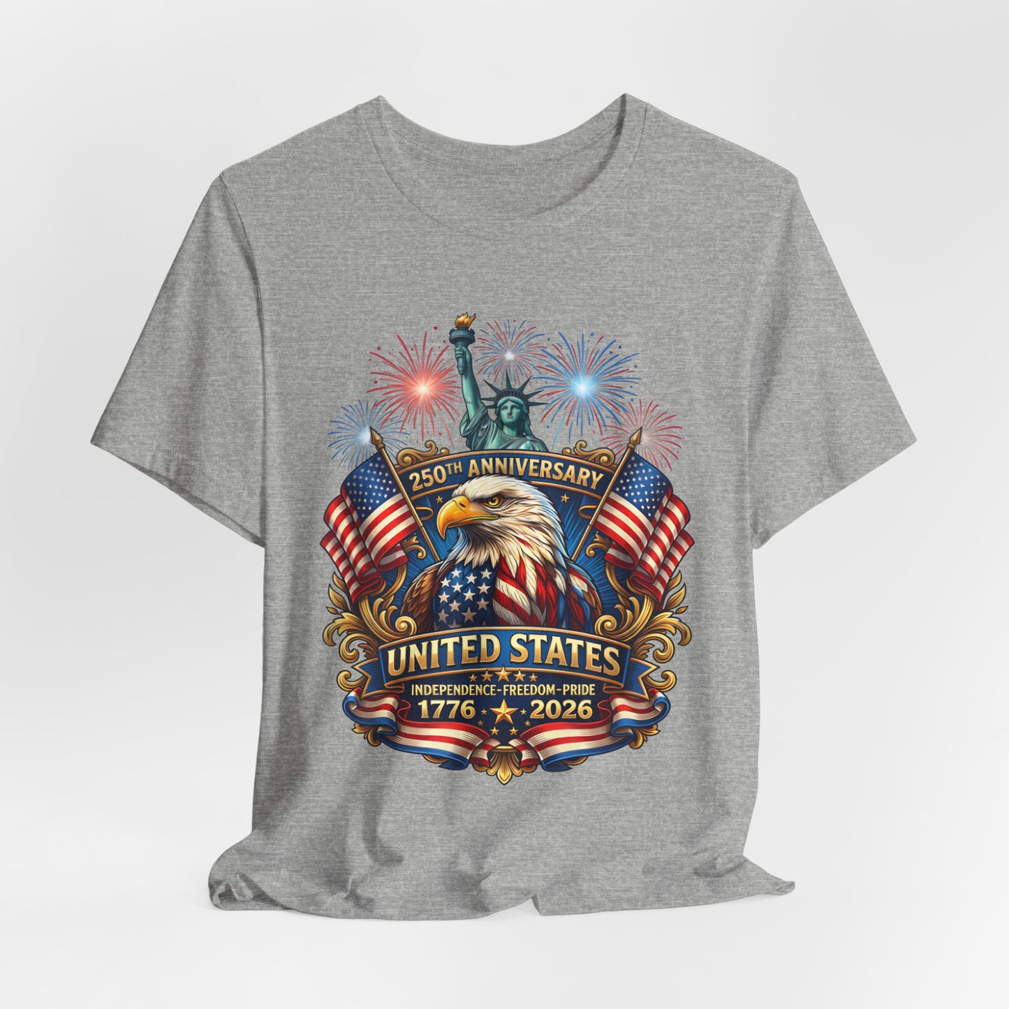250th Anniversary United States Eagle T-Shirt – 1776–2026 Patriotic Tee
