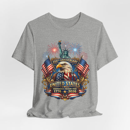 250th Anniversary United States Eagle T-Shirt – 1776–2026 Patriotic Tee