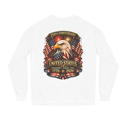 250th Anniversary United States Eagle Sweatshirt – 1776–2026 Patriotic Crewneck