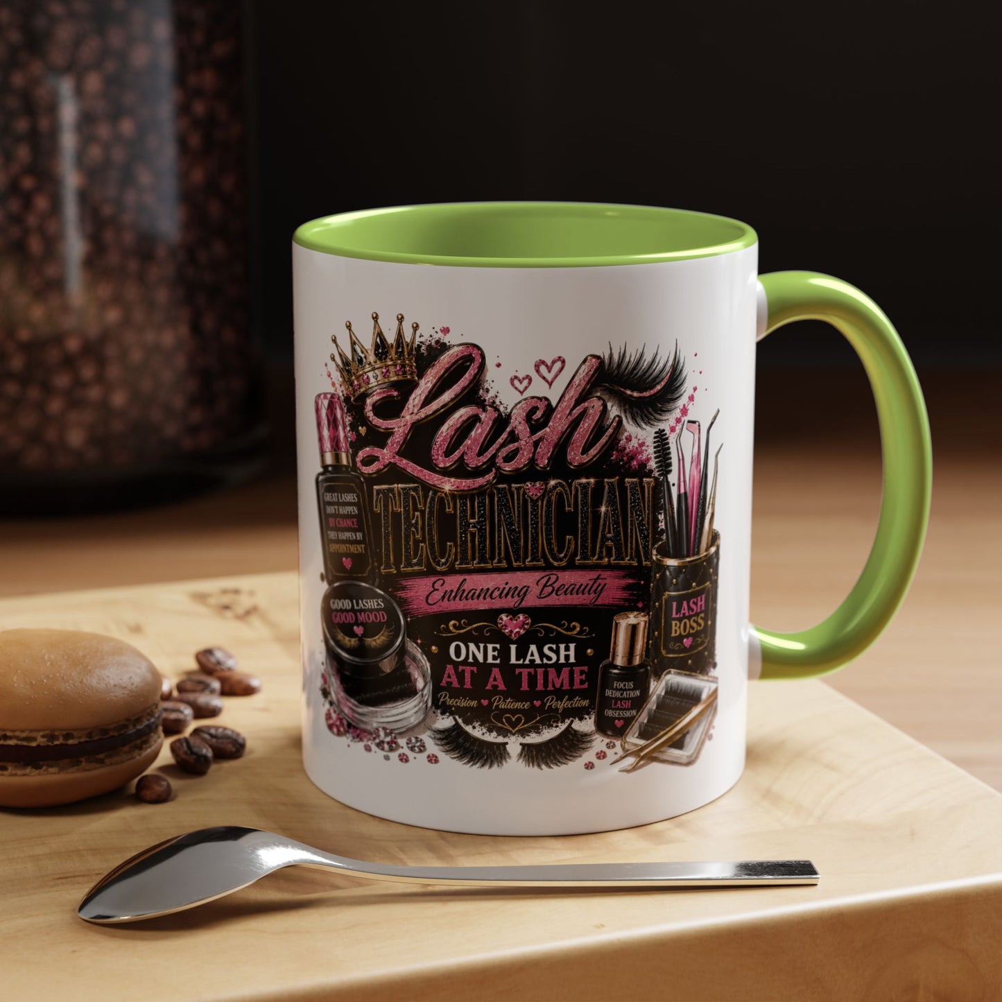 Lash Technician Coffee Mug — "Lash Technician: One Lash at a Time" Accent Mug