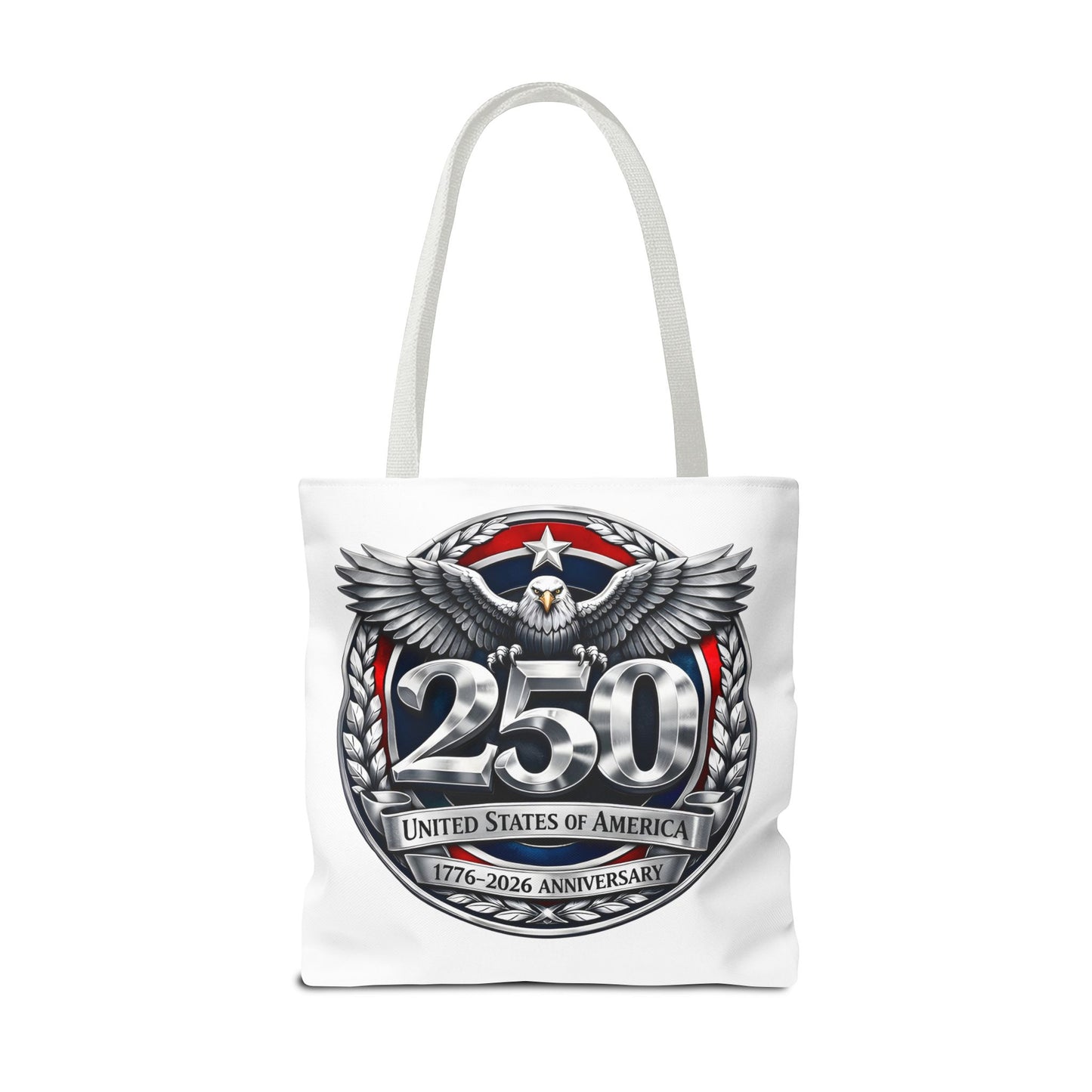 250th USA Anniversary Tote Bag — Patriotic Eagle 1776–2026 Commemorative Tote