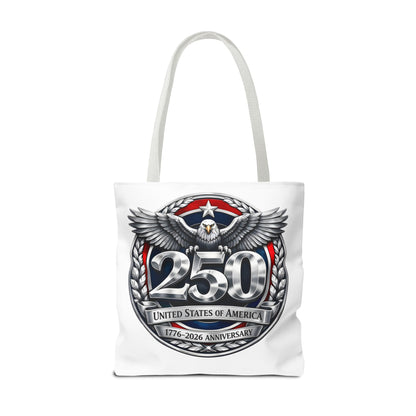 250th USA Anniversary Tote Bag — Patriotic Eagle 1776–2026 Commemorative Tote
