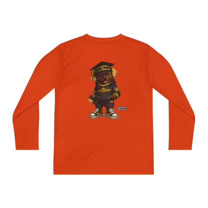 Youth Long Sleeve Tee — Graduation Bear Design