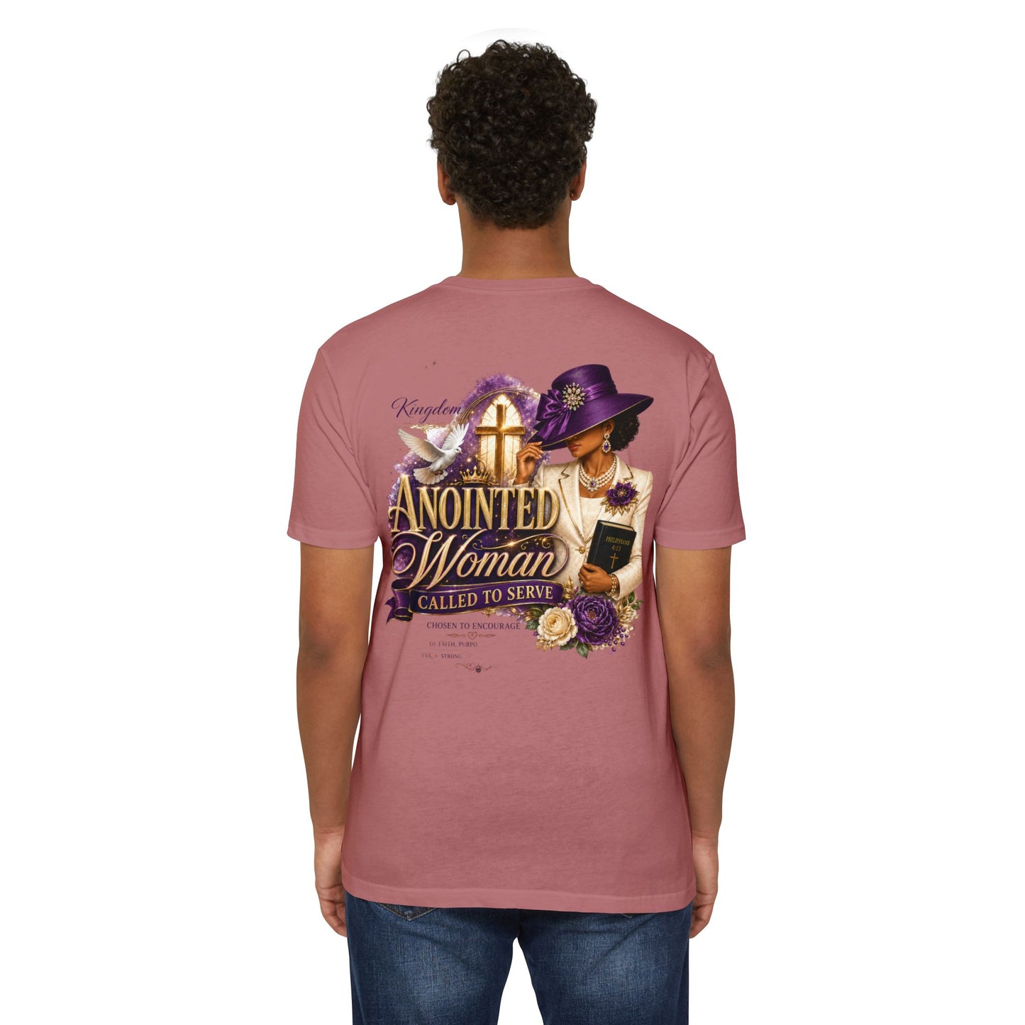 Anointed Woman T-Shirt — "Called to Serve" Christian Faith Tee