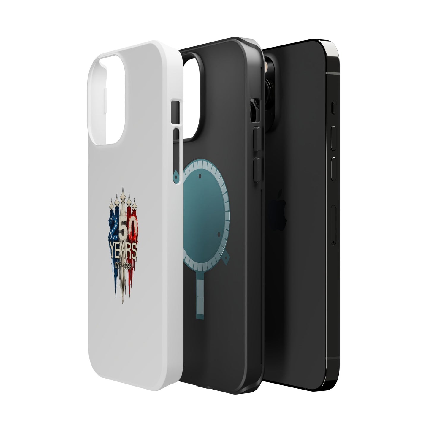 50 Years Patriotic iPhone Case — American Flag Anniversary Magnetic Impact-Resistant Case