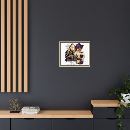 Chosen to Encourage — Framed Faith Canvas Wall Art (Called to Serve, Anointed Woman of God)