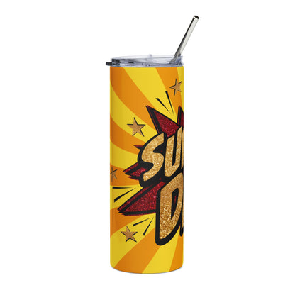 Tumbler — “Super Dad” 20oz Stainless Steel Travel Tumbler