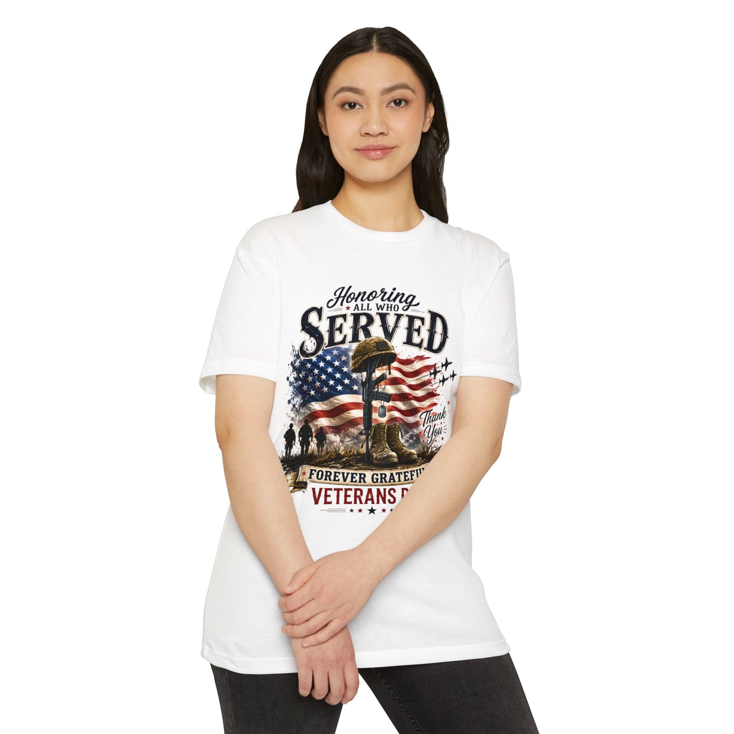Veterans Day "Honoring All Who Served" T-Shirt